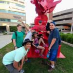 Sheboygan Day Trip: In the afternoon, campers split up into small groups to independently explore downtown Sheboygan, a great location for shopping, grabbing a snack a local cafe, or checking out their historic art museum!